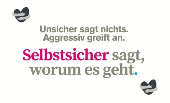 Selbstsicheres Verhalten im Coaching: Darstellung von unsicherem, aggressivem und selbstsicherem Verhalten in der Kommunikation. Von COATRAIN® in Hamburg.